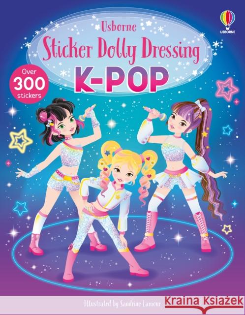 Sticker Dolly Dressing K-POP Lesley Sims 9781806460724 Usborne Publishing Ltd - książka
