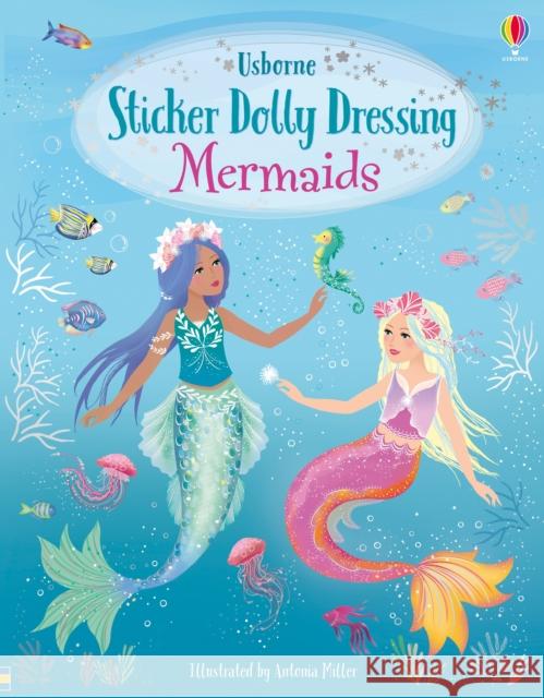 Sticker Dolly Dressing Mermaids Fiona Watt 9781474973434 Usborne Publishing Ltd - książka