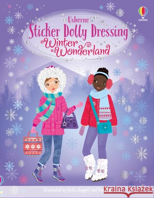 Sticker Dolly Dressing Winter Wonderland Fiona Watt 9781474999526 Usborne Publishing Ltd - książka