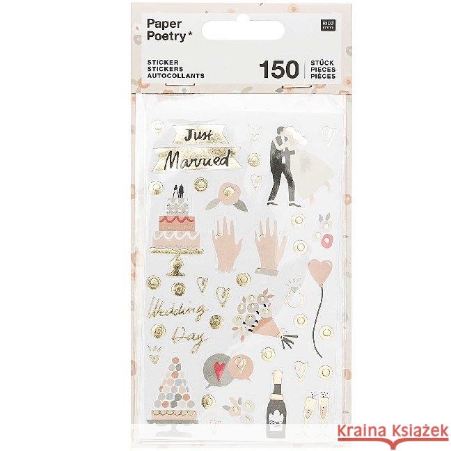 Sticker, Hochzeit  4051271396527 RICO-Design tap - książka