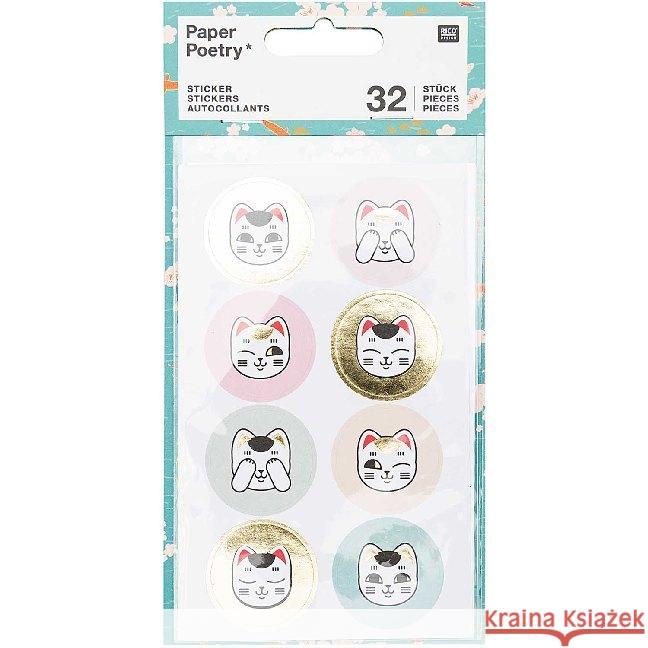 Sticker, Jardin Japonais, Katzen  4051271398897 RICO-Design tap - książka