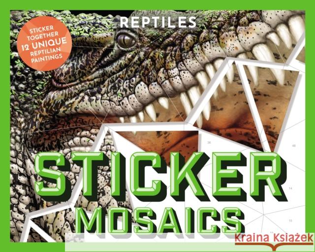 Sticker Mosaics: Reptiles: Sticker Together 12 Unique Reptilian Designs  9781646433445 HarperCollins Focus - książka