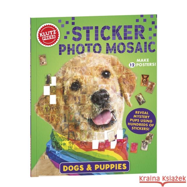 Sticker Photo Mosaic: Dogs & Puppies Editors of Klutz 9781339019239 Scholastic US - książka