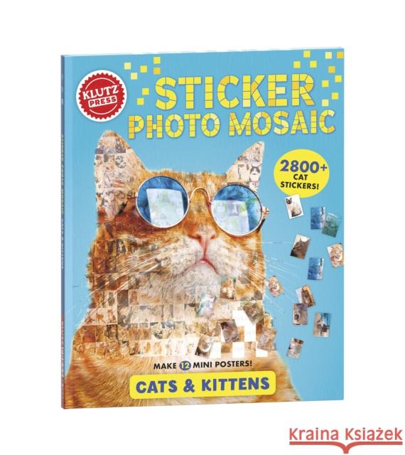 Sticker Photo Mosaics: Cats & Kittens (Klutz) Editors of Klutz 9781338792737 Scholastic US - książka