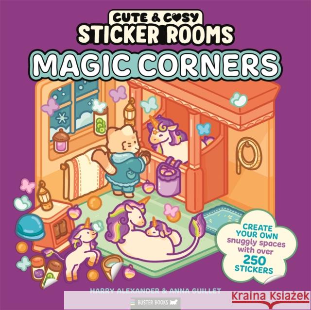 Sticker Rooms: Magic Corners Guillet, Anna 9781837251582 Michael O'Mara Books Ltd - książka