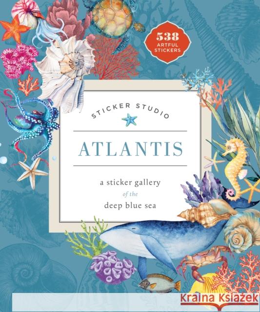 Sticker Studio: Atlantis: A Sticker Gallery of the Deep Blue Sea Chloe Standish 9781250279354 Castle Point Books - książka