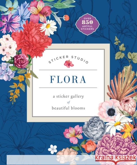 Sticker Studio: Flora: A Sticker Gallery of Beautiful Blooms Chloe Standish 9781250279477 Castle Point Books - książka