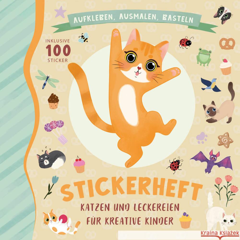 Stickerheft Katze Schlecki  9783963720680 Wunderhaus Verlag - książka