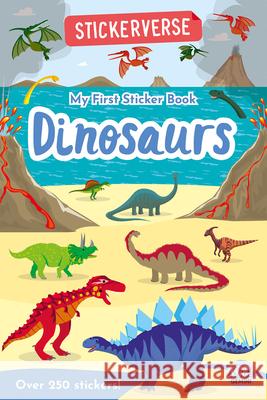 Stickerverse Dinosaurs Oakley Graham Dan Crisp 9781917082860 Gemini Children's - książka