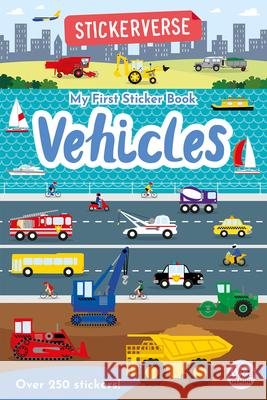 Stickerverse Vehicles Oakley Graham Dan Crisp 9781917082884 Gemini Children's - książka