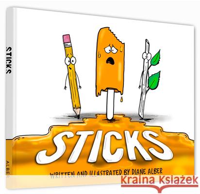 Sticks Diane Alber 9781732934610 Diane Alber Art LLC - książka