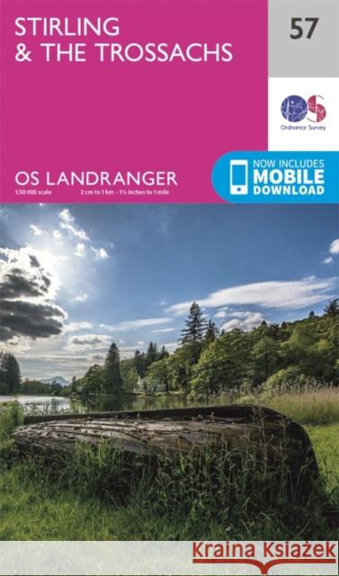 Stirling & the Trossachs Ordnance Survey 9780319261552 Ordnance Survey - książka