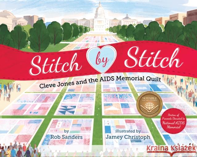 Stitch by Stitch: Cleve Jones and the AIDS Memorial Quilt Rob Sanders Jamey Christoph 9781433837395 Magination Press - książka