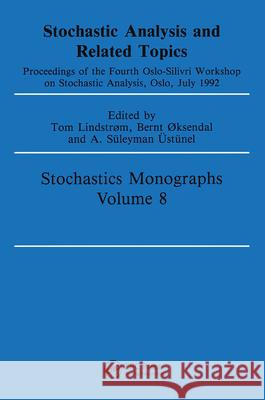 Stochastic Analysis and Related Topics J.E. Lindstrom J.E. Lindstrom  9782881249488 Taylor & Francis - książka