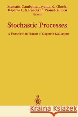 Stochastic Processes: A Festschrift in Honour of Gopinath Kallianpur Cambanis, Stamatis 9781461579113 Springer - książka