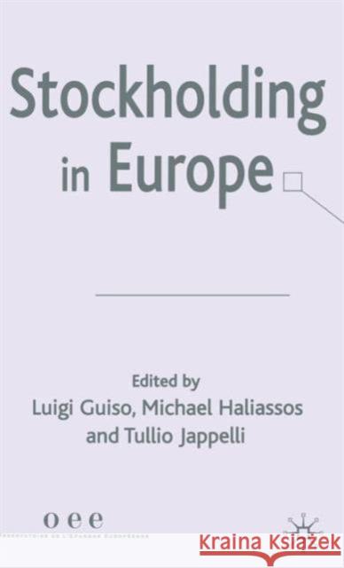 Stockholding in Europe  9781403904713 PALGRAVE MACMILLAN - książka