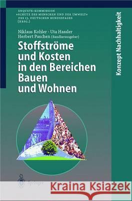 Stoffstrame Und Kosten in Den Bereichen Bauen Und Wohnen N. Kohler 9783540660736 Springer - książka