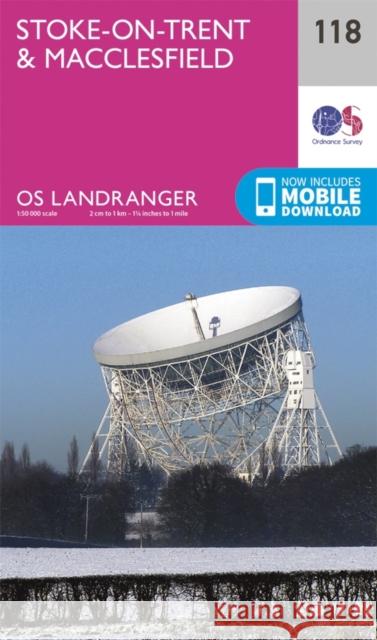 Stoke-On-Trent & Macclesfield Ordnance Survey 9780319262160 Ordnance Survey - książka