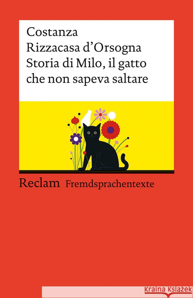 Storia di Milo, il gatto che non sapeva saltare Rizzacasa d'Orsogna, Costanza 9783150145180 Reclam, Ditzingen - książka