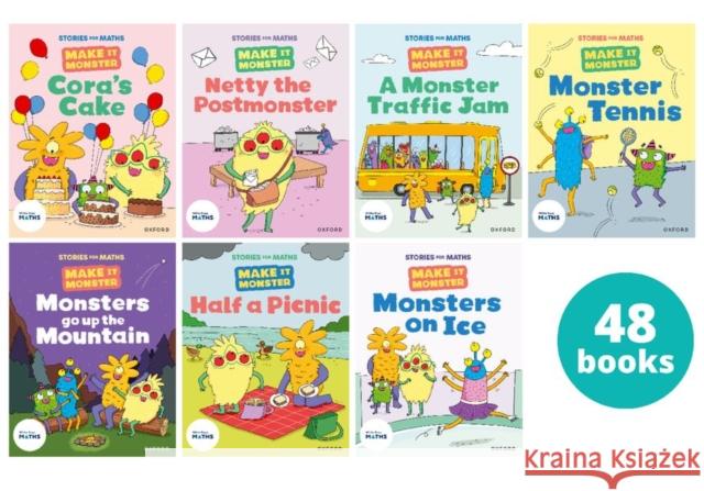 Stories for Maths: Make it Monsters Y1/P2 (48 book pack) Lorna Greengrass 9781382058100 Oxford University Press - książka