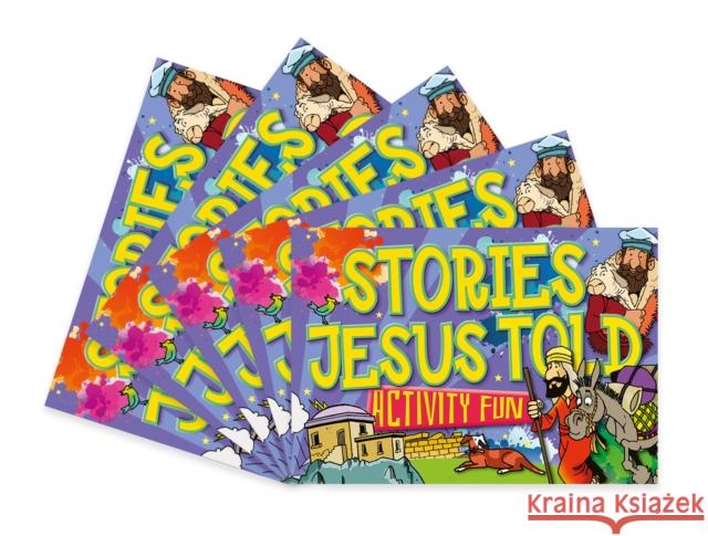 Stories Jesus Told Activity Fun: 5 Pack Dowley, Tim 9781781284285 Candle Books - książka