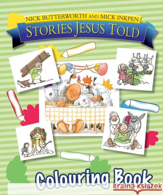 Stories Jesus Told Colouring Book Nick Butterworth 9781859856536 CANDLE BOOKS - książka