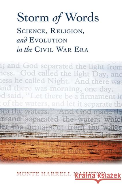 Storm of Words: Science, Religion, and Evolution in the Civil War Era Monte Harrell Hampton 9780817318314 University Alabama Press - książka