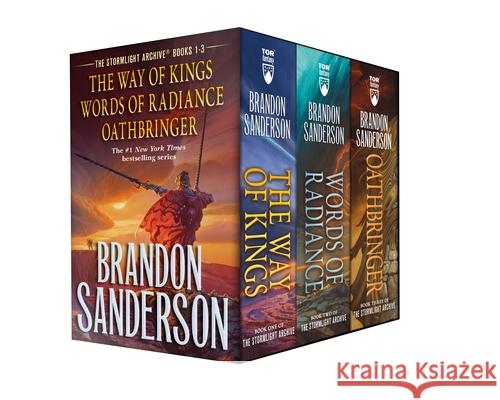 Stormlight Archive MM Boxed Set I, Books 1-3: The Way of Kings, Words of Radiance, Oathbringer Sanderson, Brandon 9781250776631 Tor Books - książka