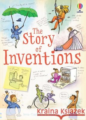 Story of Inventions Anna Claybourne Adam Larkum 9781835409862 Usborne Books - książka