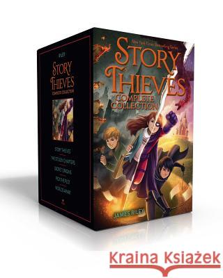 Story Thieves Complete Collection (Boxed Set): Story Thieves; The Stolen Chapters; Secret Origins; Pick the Plot; Worlds Apart Riley, James 9781534442429 Aladdin Paperbacks - książka