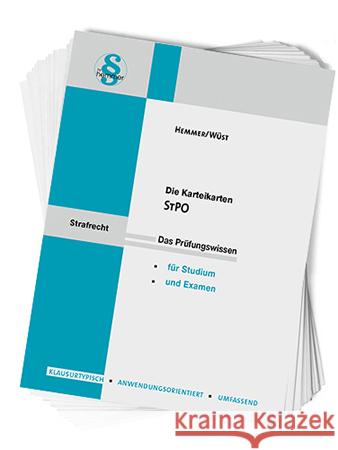 Strafprozessordung (StPO) Hemmer, Karl-Edmund, Wüst, Achim 9783968380520 hemmer/wüst - książka