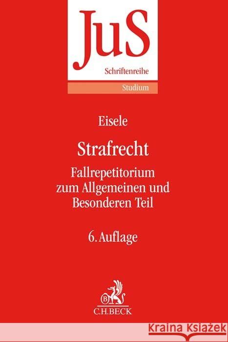 Strafrecht Eisele, Jörg 9783406764905 Beck Juristischer Verlag - książka
