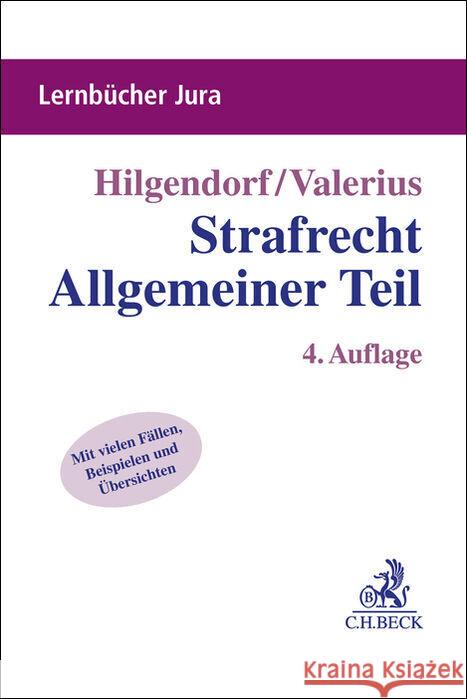 Strafrecht Allgemeiner Teil Hilgendorf, Eric, Valerius, Brian 9783406834226 Beck Juristischer Verlag - książka