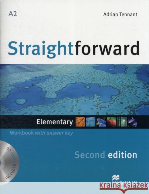 Straightforward 2nd Edition Elementary Level Workbook with key & CD Lindsay Clandfield 9780230423060 Macmillan Education - książka