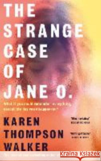 Strange Case Of Jane O  9781786585035 Bonnier Zaffre Export - książka