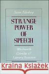 Strange Power of Speech: Wordsworth, Coleridge, and Literary Possession Eilenberg, Susan 9780195068566 Oxford University Press