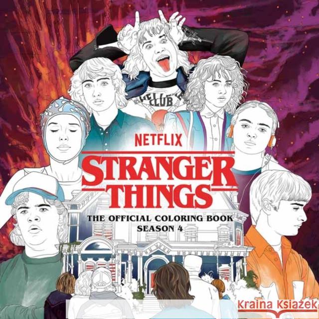 Stranger Things: The Official Coloring Book, Season 4 NETFLIX 9780593581827 Random House USA Inc - książka