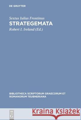 Strategemata  9783598713736 The University of Michigan Press - książka