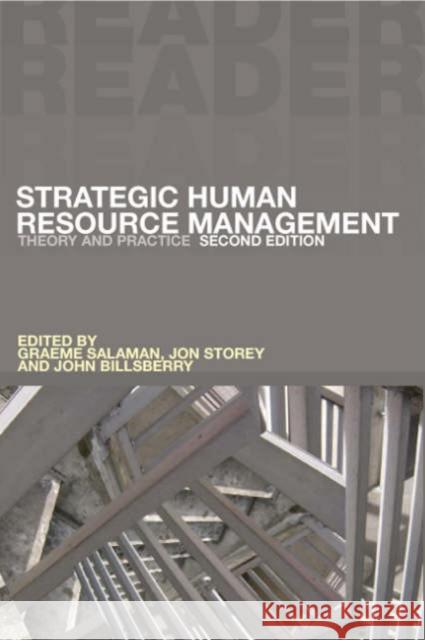 Strategic Human Resource Management : Theory and Practice Graeme Salaman John Storey Jon Billsberry 9781412919005 Sage Publications - książka