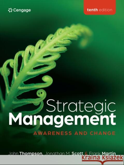 Strategic Management Awareness and Change Jonathan Scott 9781473786530 Cengage Learning EMEA - książka