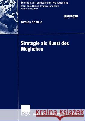 Strategie ALS Kunst Des Möglichen Müller-Stewens, Prof Dr Günter 9783835001473 Deutscher Universitats Verlag - książka