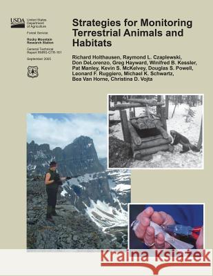 Strategies for Monitoring Terrestrial Animals and Habitats U. S. Department of Agriculture 9781511607483 Createspace - książka