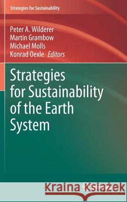 Strategies for Sustainability of the Earth System Peter A. Wilderer Martin Grambow Michael Molls 9783030744571 Springer - książka