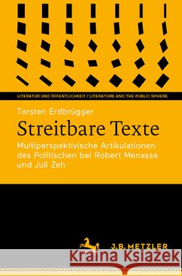 Streitbare Texte Erdbrügger, Torsten 9783662722718 J.B. Metzler - książka