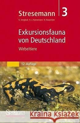 Stresemann - Exkursionsfauna Von Deutschland. Band 3: Wirbeltiere Senglaub, Konrad 9783827406613 Not Avail - książka