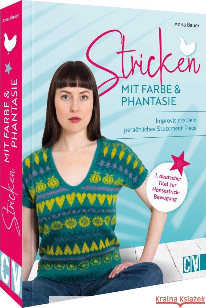 Stricken mit Farbe und Phantasie Bauer, Anna 9783841066480 Christophorus - książka