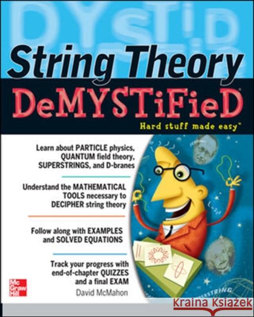 String Theory Demystified David McMahon 9780071498708  - książka
