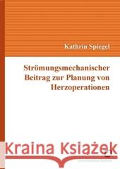 Strömungsmechanischer Beitrag zur Planung von Herzoperationen Kathrin Spiegel 9783866444157 Karlsruher Institut Fur Technologie - książka