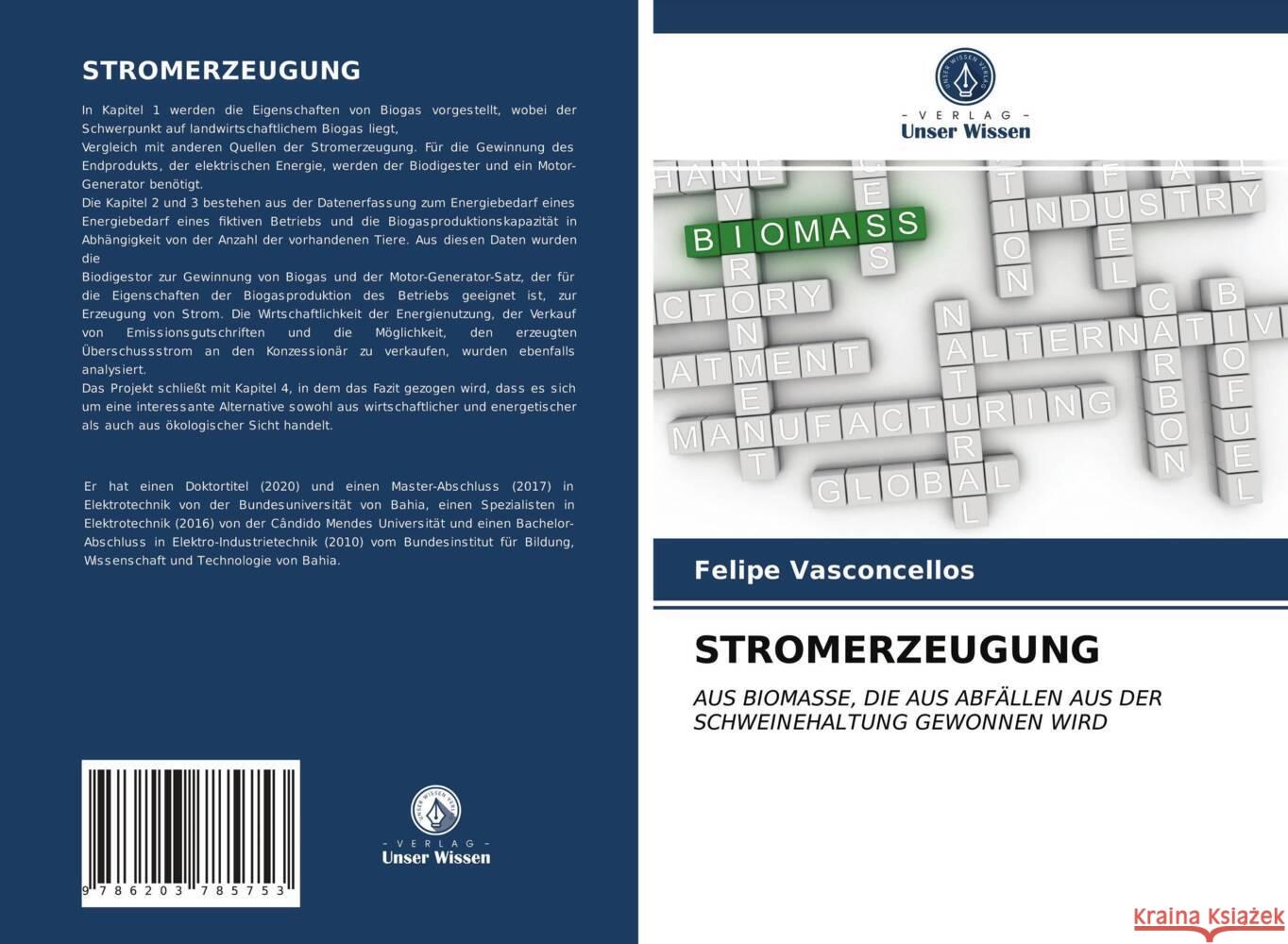 STROMERZEUGUNG Vasconcellos, Felipe 9786203785753 Verlag Unser Wissen - książka