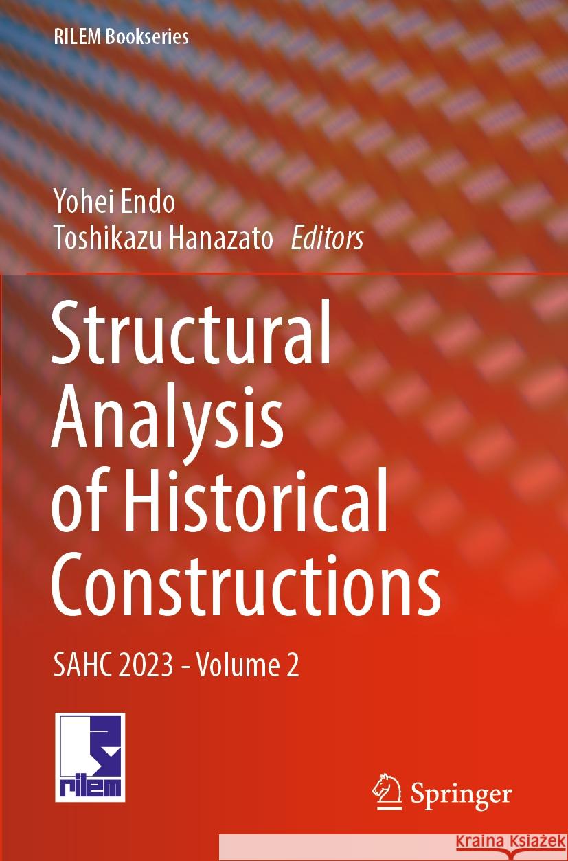 Structural Analysis of Historical Constructions  9783031394522 Springer Nature Switzerland - książka